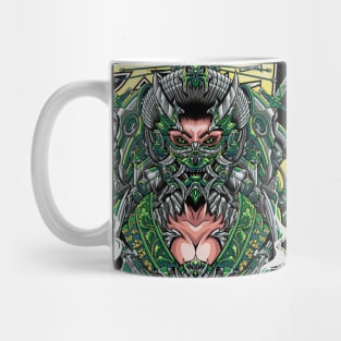 Great Geisha Mecha Illustration Mug